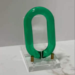 Adornos de Pared de Cadena Acrílica de Diseño Moderno Hechos a Mano, Artículos Decorativos para el Hogar Personalizados y Enlazados, Venta al por Mayor - Product Image 2