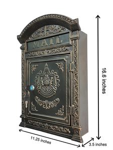 Boîte aux lettres postale fixe extérieure en métal robuste pour la collecte de courrier, avec unité d'accueil et points d'accès pour propriétés indiennes - Product Image 5
