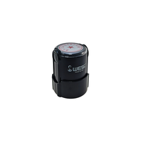 Prix usine 40MM cercle auto-encreur timbre logo personnalisé timbre bureau Sellos avec capuchon