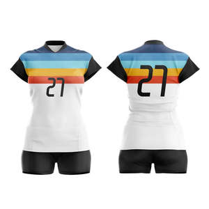 Uniforme de Voleibol Personalizado de Última Moda, 100% Poliéster, con Logotipo Personalizado, para Voleibol de Playa Unisex - Product Image 1