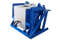 Fourneau à induction compact pour la fusion du fer, utilisé en fonderie, pour la fonte du fer brut et de l'acier inoxydable, à vendre