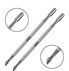 Lot de 3 repousse-cuticules en acier inoxydable, ensemble de manucure avec cuillère double-embout, coupe-cuticules et pince pour kit de pédicure et nail art - Product Image 6
