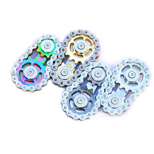 Bán Sỉ Bánh Xích Bánh Đà Con Quay Hồi Chuyển Ngón Tay Đồ Chơi Con Quay Hồi Chuyển Bằng Kim Loại EDC Cho Người Lớn - Product Image 1