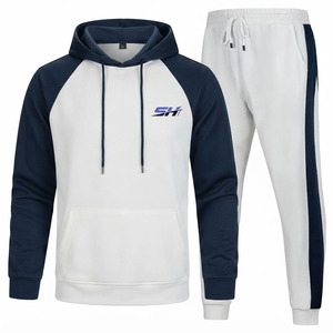 Women's Cotton <b>Pullover</b> Tracksuit Fashionable Oem Custom Logo Wholesale Women's 100% Cotton Breathable Two Piece Tracksuit - Product Image 1