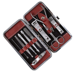 Ensemble professionnel de manucure et pédicure en acier inoxydable avec 10 pièces, coupe-ongles, coffret cadeau luxueux pour hommes et femmes - Product Image 5