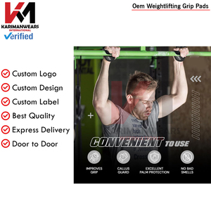 Ergonomic Grip Pad Men Women Gym Anti Slip Weightlifting Deadlift Training OEM Supplier - Product Image 5