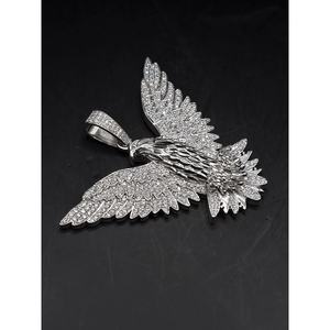 Collar con Colgante de Diamante Moissanite de Corte Redondo Clásico, Chapado en Plata, para Mujeres y Hombres, Uso Diario, Precio de Exportación - Product Image 4