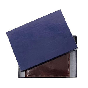 Portefeuille court pour homme en cuir véritable fait main, blocage RFID, style vintage, fermeture ouverte, doublure en polyester, usage quotidien, personnalisable - Product Image 5