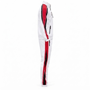 Conjunto Deportivo de Chaqueta y Pantalones Cortavientos para Hombre, Chaqueta Deportiva de Alto Rendimiento, Resistente al Viento, Tejido de Poliéster Ecológico de Secado Rápido - Product Image 4