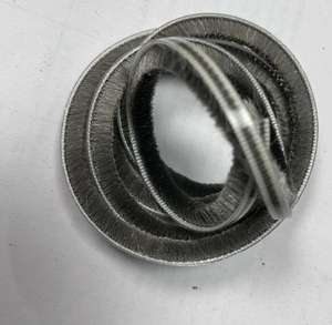 Brosse de joint d'étanchéité robuste en laine non siliconée, longue durée, 4,8 mm x 8,0 mm, 3 pièces, pour portes, fenêtres et garages - Product Image 1