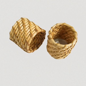 Natural Weaving Rattan Napkin Holder for Restaurant Wedding Party <b>Table</b> Decoration Wholesale From India - Product Image 2