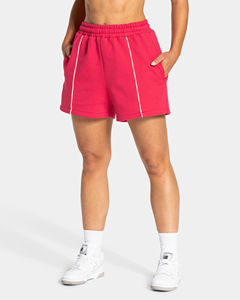 Shorts décontractés pour femmes en polaire de qualité supérieure, logo personnalisé brodé, taille élastique, coupe-vent, respirant, polyester/coton - Product Image 4