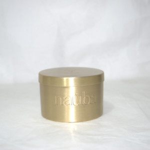 Mini tarro de vela de lujo de latón personalizado al por mayor de alta calidad con tapa y acabado mate decoración del hogar tarro de vela vacío de Metal redondo - Product Image 1