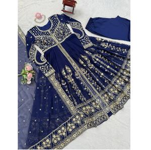 Conjunto Anarkali Moderno Más Demandado, Kurti Étnico Elegante con Palazzo o Leggings para Bodas, Disponible a Buen Precio - Product Image 1