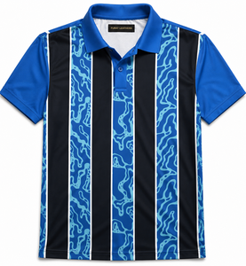 เสื้อโปโลพรีเมียม 100% โพลีเอสเตอร์ สำหรับธุรกิจ รับสั่งทำ พร้อมพิมพ์ลายดิจิทัล ลายเรียบ แขนสั้น แห้งเร็ว สำหรับกอล์ฟ ผ้าถัก สำหรับผู้ชาย สไตล์สมาร์ท - Product Image 2
