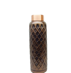 Botella de cobre para agua desintoxicante, recipiente de cobre para beber agua, botella de cobre saludable para hidratación, botella de agua hecha a mano. - Product Image 4