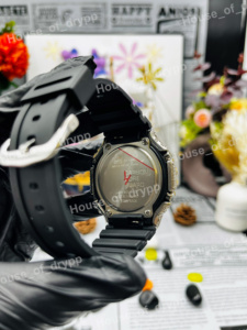 Bust Down Hip Hop Spike <b>Watch</b> Iced Out Moissanite Diamond Luxury Bling Timepiece Black Dial Bold Statement <b>Watch</b> - Product Image 3