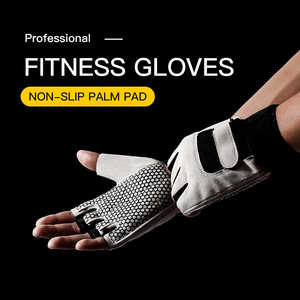 Guantes de Gimnasio de Cuero Personalizados para Levantamiento de Pesas, Transpirables, de Medio Dedo, con Soporte para Muñeca, para Hombres y Mujeres - Product Image 3