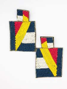 Pendientes de algodón rosa hechos a mano con múltiples cuentas, joyería personalizada para mujer al mejor precio, pendientes con cuentas - Product Image 4