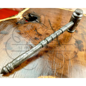 MORTAL SAGA MS-VH-001 Viking Style Damascus Steel Hand Forged High Strength Waterproof <b>Multi</b>-Function <b>Camping</b> Hammer 1PC Hiking - Product Image 2