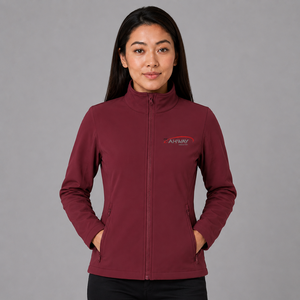 Chaqueta Softshell para Mujer, con Logotipo Personalizado, Resistente al Viento, Impermeable, Transpirable, Informal para Exteriores, de Alta Calidad - Product Image 1