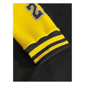 Blouson Bomber de Baseball Homme Style Universitaire à Manches Longues, Léger, Colorblock, Décontracté, Athlétique, Coupe-Vent, Vêtement d'Extérieur - Product Image 3