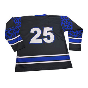 Jersey de Hockey Sublimado con Impresión Digital Personalizada de Malla de Alta Calidad, Servicio OEM, Secado Rápido, Transpirable y Ajustable - Product Image 3