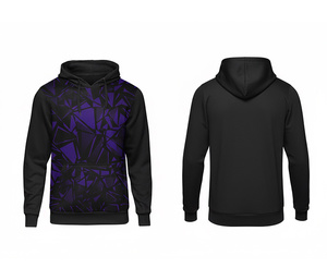 Sweat à capuche de sublimation haut de gamme avec design et logo personnalisés, vêtements d'équipe personnalisés, sweat à capuche pour hommes, femmes, jeunes, veste à capuche d'entraînement, vêtements de sport - Product Image 2