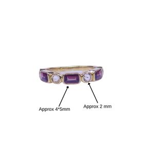 Wedding Wear 925 Sterling Silver <b>Citrine</b> Garnet Gemstone Gold Plated Women Wear Classic <b>Ring</b> - Product Image 3