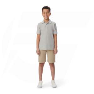 Uniforme escolar, camisa polo con logotipo bordado a precios de fábrica, hecho en Pakistán, IVA pagado, envío incluido. - Product Image 3