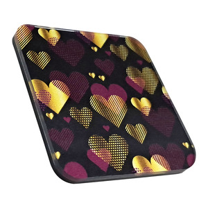Imán Acrílico Cuadrado Personalizado Colorido para Refrigerador, Corazones, Recuerdo de Boda, Adhesivo Magnético, Regalo - Product Image 3