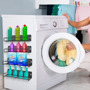 Lot de 4 Étagères Magnétiques Puissantes pour Réfrigérateur, Rangement pour Bocaux à Épices, Boîtes de Conserve, Étagère à Épices, Support Gain de Place pour Ustensiles - Product Image 6