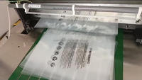 Ligne de production de sacs Doypack entièrement automatique à grande vitesse pour l'emballage de café et d'aliments en plastique, machine à sceller trois côtés pour sacs à fermeture éclair
