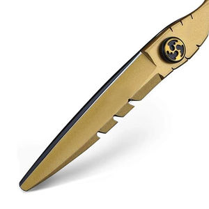 2026 <b>Best</b> Quality German Stainless Steel <b>Hairdressing</b> Razor Kit Gold Black Color Barber Hair Cutting <b>Scissors</b> - Product Image 5