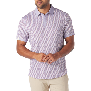 Polo de golf pour homme à manches courtes, 100 % haute qualité, personnalisé, séchage rapide, performance, coupe ajustée, sublimation. - Product Image 2