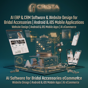 Applications mobiles Android iOS, logiciels ERP et CRM basés sur l'IA pour le design de sites web d'accessoires de mariage, plugin WordPress Shopify, e-commerce IA - Product Image 1
