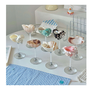 Adorno de Cristal con Diseño de Conchas Marinas, Decoración Costera para el Hogar, Adorno para Mesa de Boda con Temática de Playa, Artesanía y Suministros para Regalos - Product Image 3