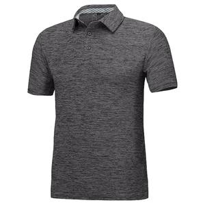 Chemises polo en polyester et élasthanne unies pour hommes - Product Image 4