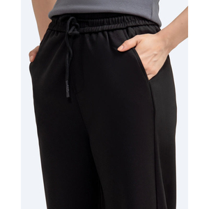 Pantalon de survêtement pour femme, taille haute, long, confortable, en coton, pour le jogging, avec logo personnalisé, pour les sports d'hiver - Product Image 5