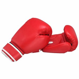 Guantes de kickboxing profesionales de cuero vacuno de alta calidad, 100% cuero de vaca con logotipo personalizado - Product Image 3