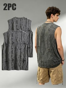 Wholesale Price Urban Clothing Blank Plain Streetwear Gym Fitness <b>Mens</b> <b>Singlet</b> - Product Image 5
