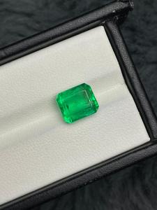 Premium Natural Colombian <b>Emerald</b> Octagon Cut Genuine Vivid Green Gemstone 4.20 Cts for Jewelry Making - Product Image 1