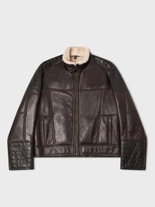 <b>Mens</b> DAVIDSON Bomber Style <b>Shearling</b> <b>Jacket</b> - Product Image 1