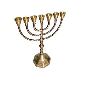 Hermoso Árbol de la Vida, Candelabro de Latón Antiguo de 7 Ramas, Portavelas Decorativo con Precio Bajo, Candelabro Grande - Product Image 6