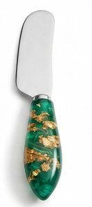Couteau à beurre en acier inoxydable avec manche en céramique, épandeur à fromage, trancheur, compatible lave-vaisselle, ambidextre, style américain, cuisine - Product Image 5
