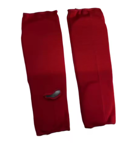 Protège-tibias en tissu de coton bleu HAWK SPORTS INDUSTRIES avec fermeture auto-agrippante, protection légère pour adultes, pour le kickboxing - Product Image 3
