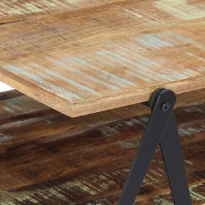 Tavolino da Caffè in Legno Recuperato dai Colori Vivaci e Vari - Product Image 5