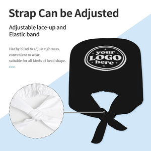 Black Surgical Scrub Cap Woven Cotton Medical Hair Net Protective Head Cover Hospital Clinic Unisex Scrub Sets Made Bangladesh - Product Image 3