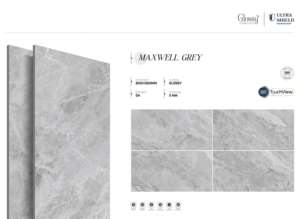 กระเบื้องพอร์ซเลนขนาดใหญ่แบบมันเงา รุ่นใหม่ ขนาด 800x1600 1200x1800 750x1500 มม. กระเบื้องพรีเมียมสำหรับปูพื้น ผนัง และตกแต่งผนัง - Product Image 3