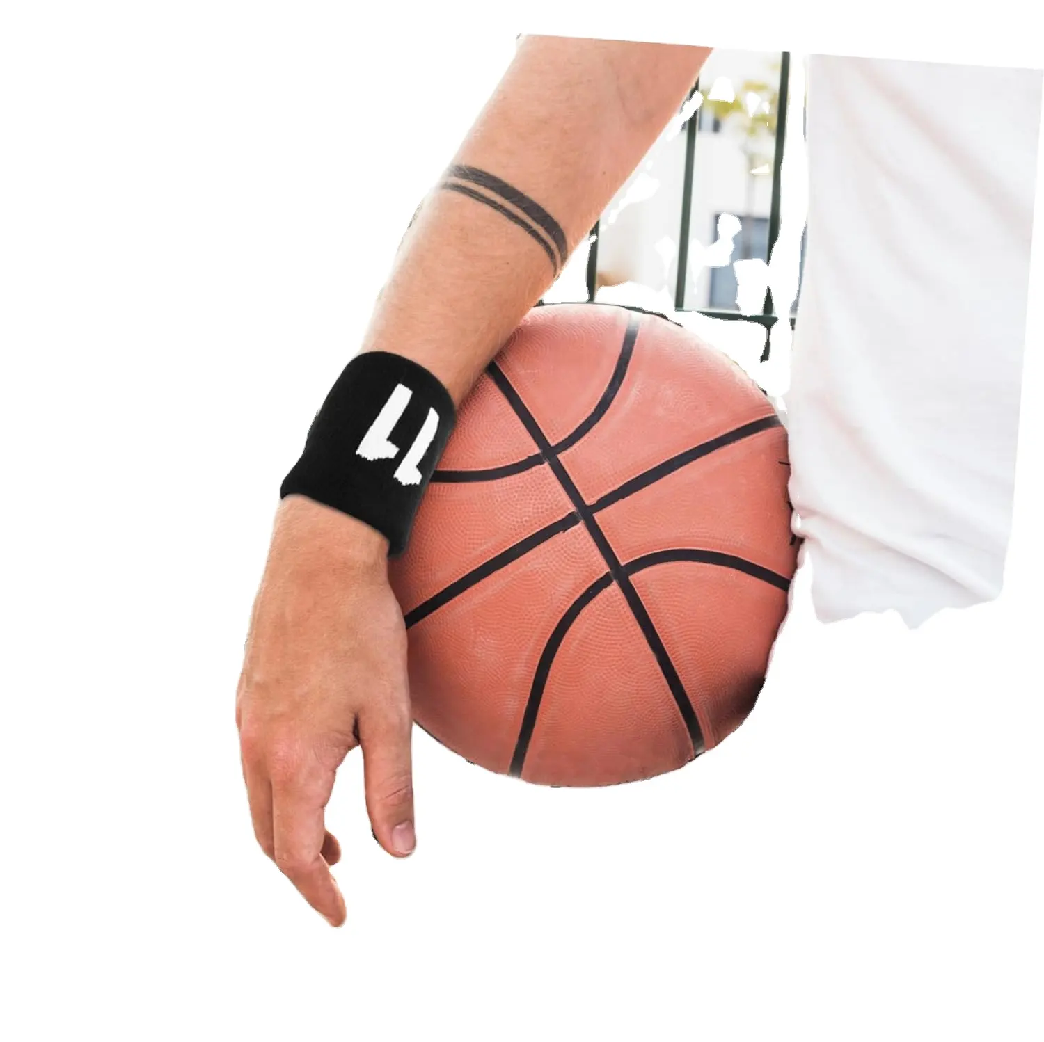 Pulsera deportiva de baloncesto de protección de colores al por mayor con logotipo personalizado